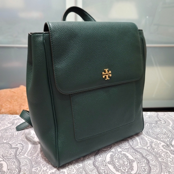 New Tory Burch Carter Flap Backpack - Picture 10 of 12